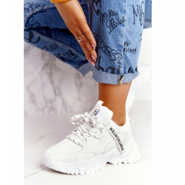 Evento Sneakers pour femmes sur une semelle massive White Laugh blanc 2
