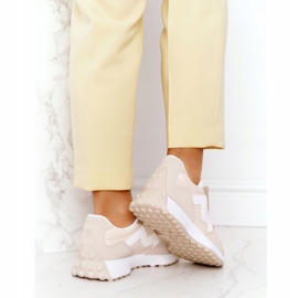 PS1 Chaussures de sport femme Baskets Beige Move On 1 PS1 Chaussures de sport femme Baskets Beige Move On 1