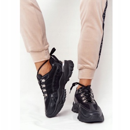 PS1 Baskets Femme à Semelle Large Good Mood noir 1