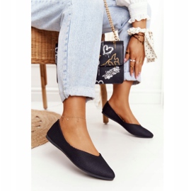 Délicat Ballerine En Spitz Vinceza 2187 Noir 2