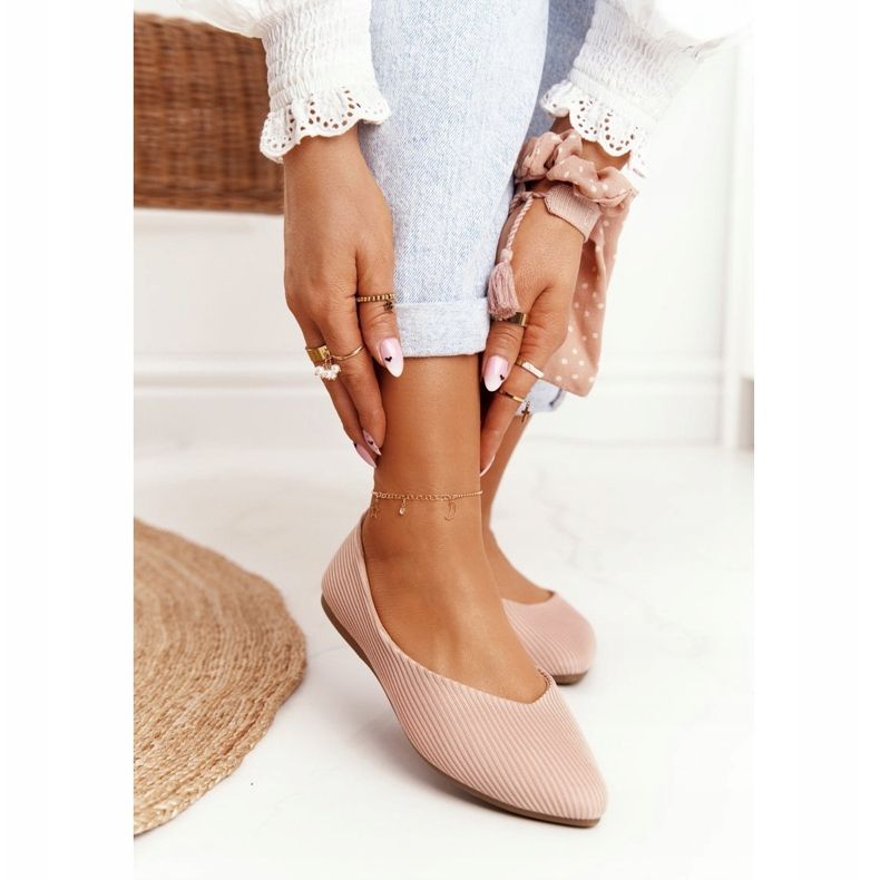 Délicat Ballerine En Spitz Vinceza 2187 Rose 2