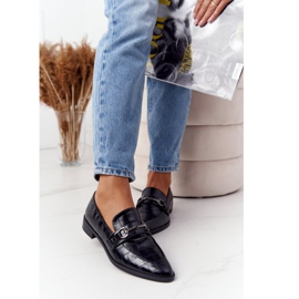 S.Barski Mocassins élégants pour femmes de S. Bararski Noir le noir 1