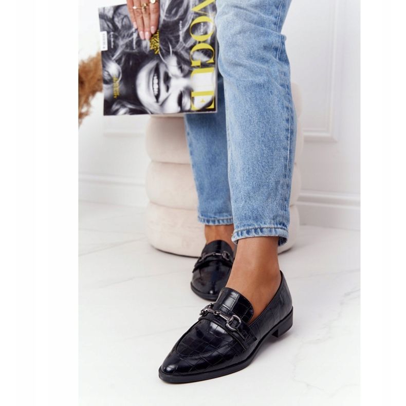S.Barski Mocassins élégants pour femmes de S. Bararski Noir 2