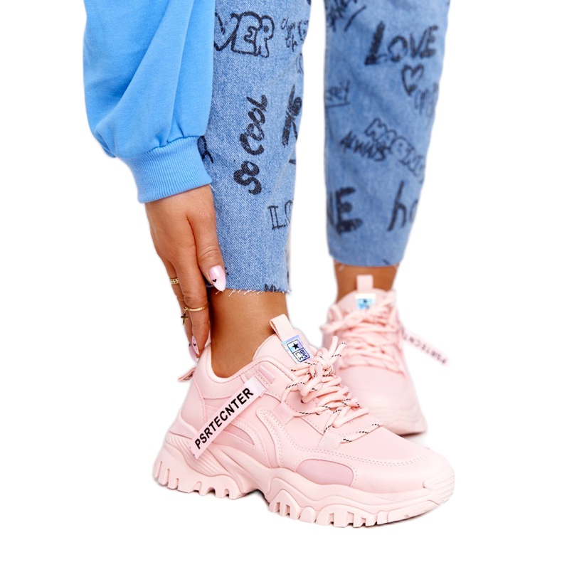 Evento Baskets de sport pour femmes News 21SP26-3925 rose 2 Evento Baskets de sport pour femmes News 21SP26-3925 rose 2