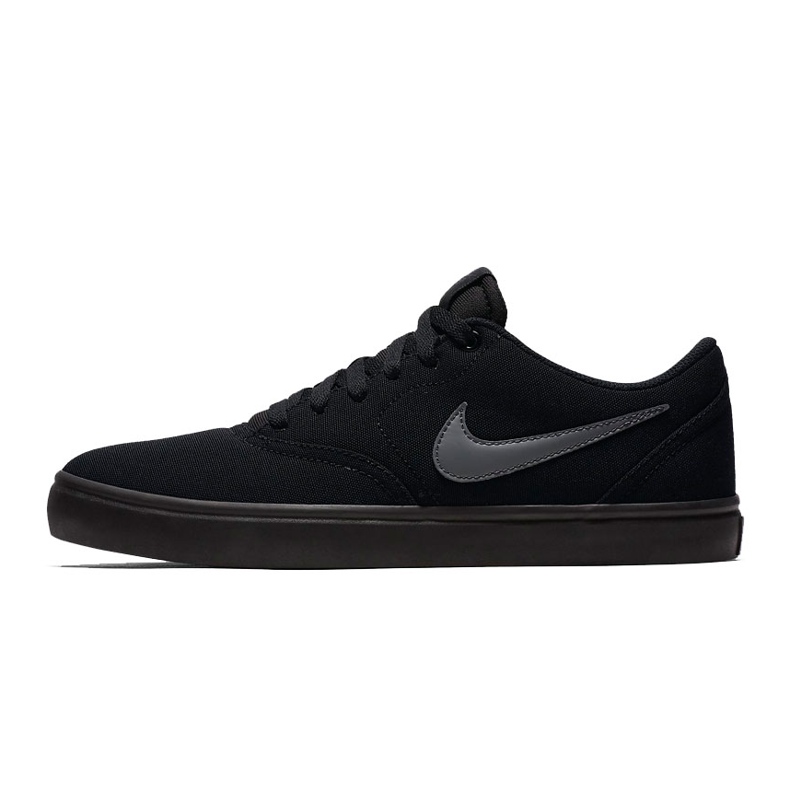 Nike Sb Check Solar Cnvs noir 843896 002 chaussures pour hommes gris 1