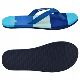 Chaussons Adidas Eezay Striped BA8808 bleu marine bleu 1