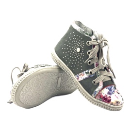 Chaussures pour enfants avec strass 84254 Gray Bartek gris 3 Chaussures pour enfants avec strass 84254 Gray Bartek gris 3