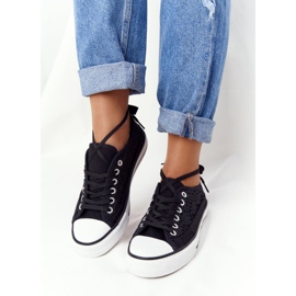 FB2 Baskets Candice en dentelle noire pour femme 2 FB2 Baskets Candice en dentelle noire pour femme 2