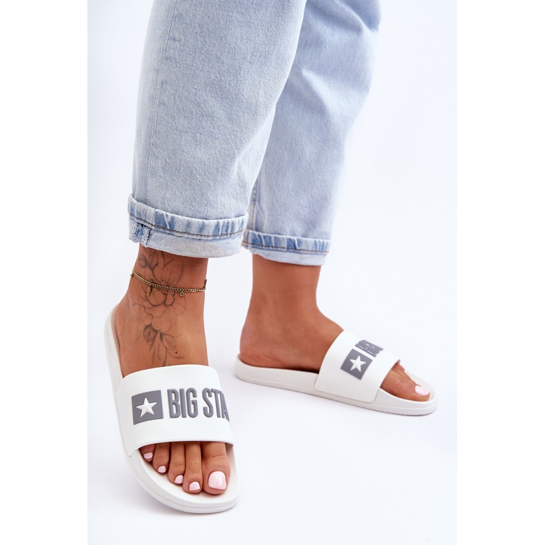 Chaussons Femme Big Star FF274A199 Blanc 2