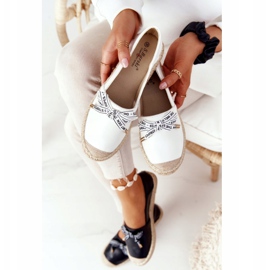 S.Barski Espadrilles Sur Semelle De Paille S. Bararski Blanc 1