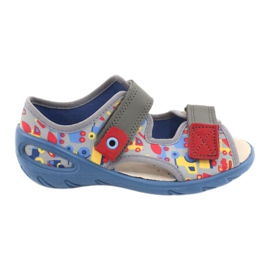 Befado chaussures pour enfants pu 065X162 gris multicolore 1