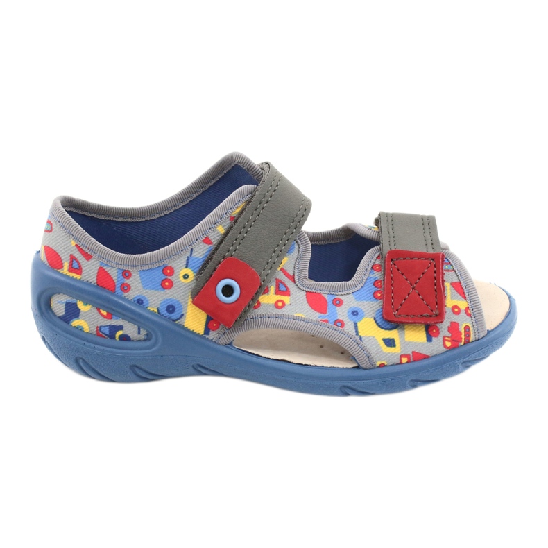 Befado chaussures pour enfants pu 065X162 gris multicolore 1