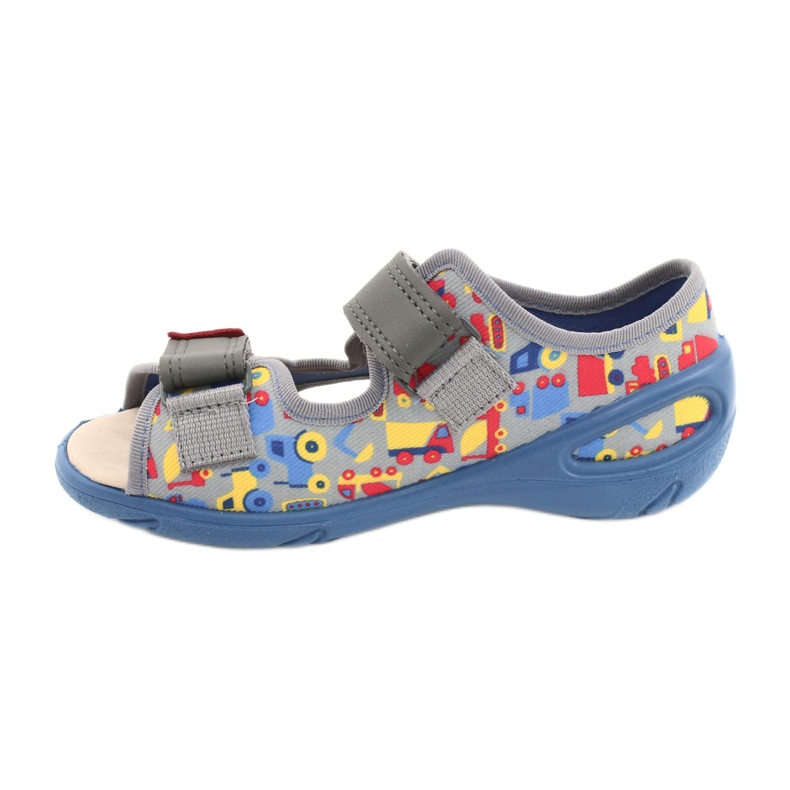 Befado chaussures pour enfants pu 065X162 gris multicolore 2