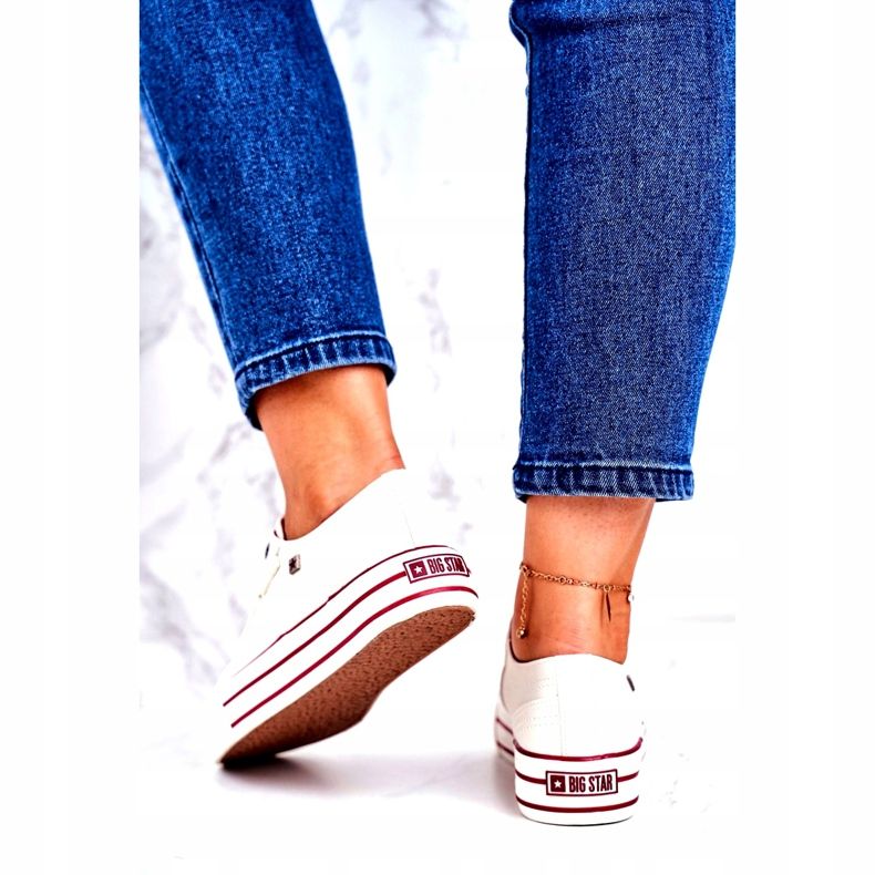 Baskets Femme Big Star Blanc GG274140 blanche 4 Baskets Femme Big Star Blanc GG274140 blanche 4