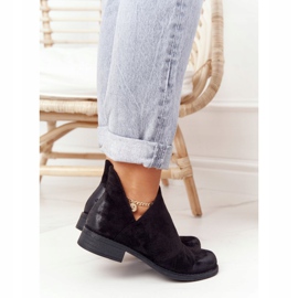 PS1 Boots femme Hillary noires à découpes 2