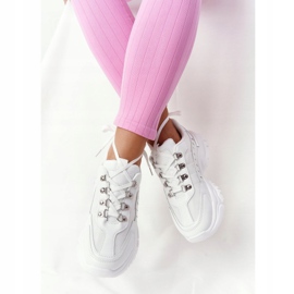 PS1 Sneakers Femme Grande Semelle Blanches Good Mood 7