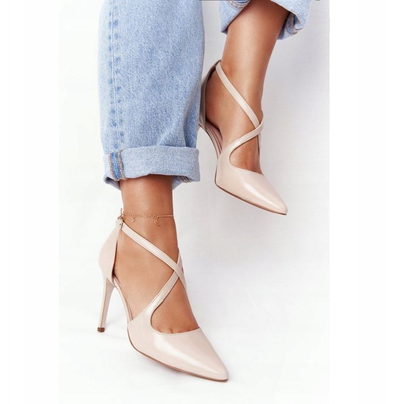 PV3 Elégant Talons Hauts Cuir Visconi 7400 Beige 2 PV3 Elégant Talons Hauts Cuir Visconi 7400 Beige 2