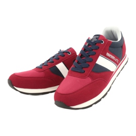 Chaussures de sport pour hommes American club RH14 blanc rouge bleu marine 2