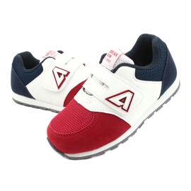 American Club Chaussures de sport pour enfants Insérer en cuir BS01 BS02 Rouge multicolore 2 American Club Chaussures de sport pour enfants Insérer en cuir BS01 BS02 Rouge multicolore 2