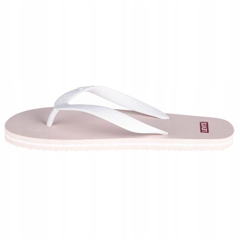 Tongs Levi's Dixon 2.0 229817-753-81 blanc rose 1