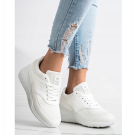 SHELOVET Baskets blanches décontractées 1