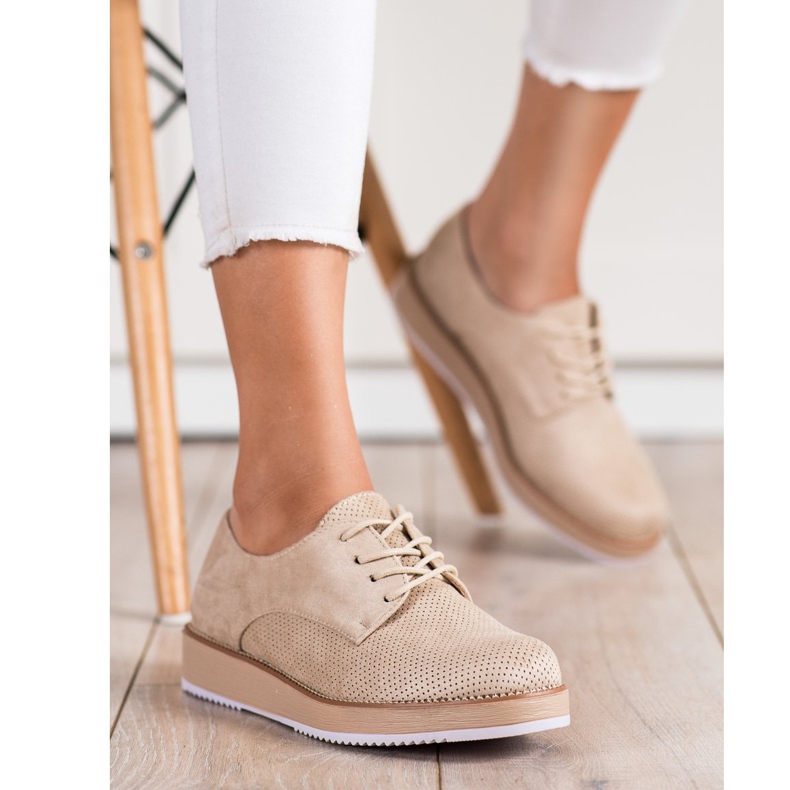 Renda Chaussures classiques sur la plate-forme brun 1