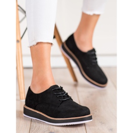 Renda Chaussures classiques sur la plate-forme le noir 1