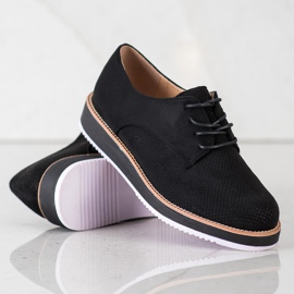 Renda Chaussures classiques sur la plate-forme le noir 3