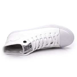 Baskets montantes classiques pour hommes Big Star FF174551 Blanc blanche 2 Baskets montantes classiques pour hommes Big Star FF174551 Blanc blanche 2