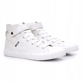 Baskets montantes pour hommes Big Star Blanc Y174024 blanche 1