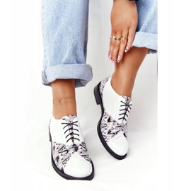 PV3 Chaussures Femme Visconi Cuir 7439294 Blanc-Noir blanche le noir 2