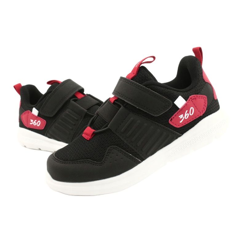 Chaussures de sport avec semelle intérieure en cuir American Club AA06 le noir 5 Chaussures de sport avec semelle intérieure en cuir American Club AA06 le noir 5