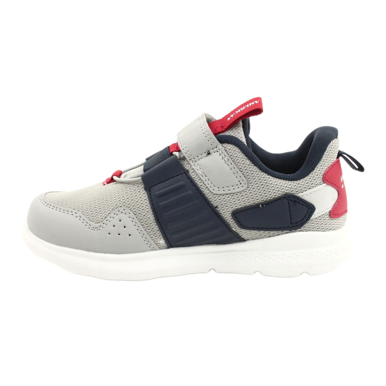 American Club AA06 chaussures de sport à semelle intérieure en cuir gris 1 American Club AA06 chaussures de sport à semelle intérieure en cuir gris 1