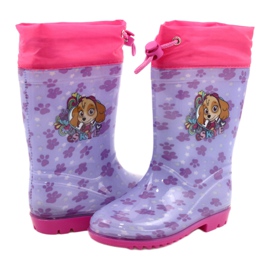 American Club Bottes en Caoutchouc Lavande Américaine SKYE KAL04 violet rose 2