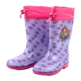 American Club Bottes en Caoutchouc Lavande Américaine SKYE KAL04 violet rose 1