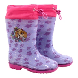 American Club Bottes en Caoutchouc Lavande Américaine SKYE KAL04 violet rose 3