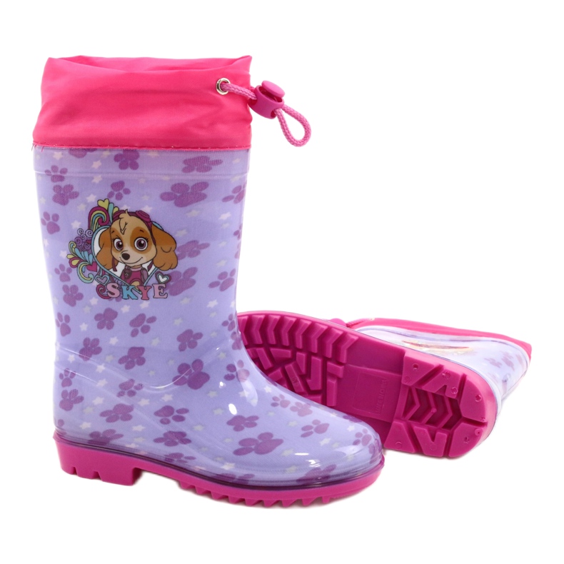 American Club Bottes en Caoutchouc Lavande Américaine SKYE KAL04 violet rose 4
