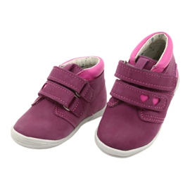 Mazurek Chaussures de sport en cuir avec scratch 1355 rose fuchsia 2 Mazurek Chaussures de sport en cuir avec scratch 1355 rose fuchsia 2