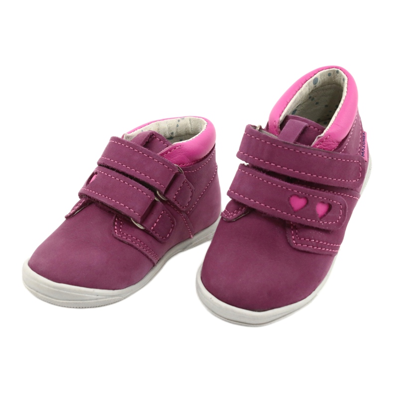 Mazurek Chaussures de sport en cuir avec scratch 1355 rose fuchsia 2 Mazurek Chaussures de sport en cuir avec scratch 1355 rose fuchsia 2