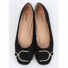 Ballerines élégantes noires pour femmes LK47P Noir 1