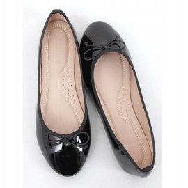 Ballerines laquées noires 1JB-18181 Noir 1