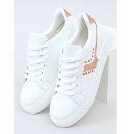 Baskets femme blanches 1063 Champagne 1