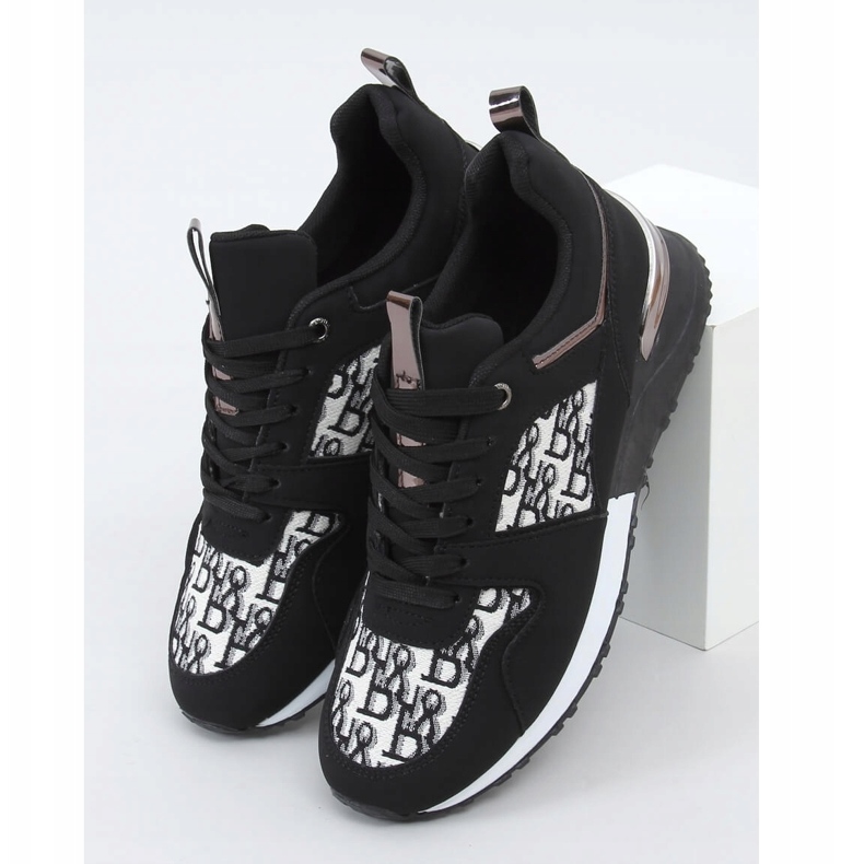 Noir AB835 Chaussures de sport noires 1