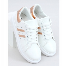 Baskets femme blanches VL139P Champagne 1