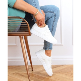 Baskets femme blanches BL229P Blanc 4