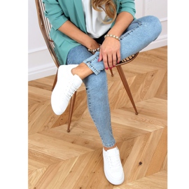 Baskets femme blanches BL229P Blanc 2