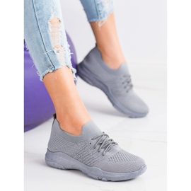 SHELOVET Chaussures de sport grises confortables 2 SHELOVET Chaussures de sport grises confortables 2