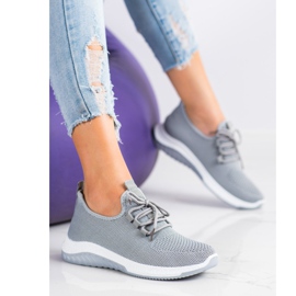 SHELOVET Chaussures de sport décontractées gris 2