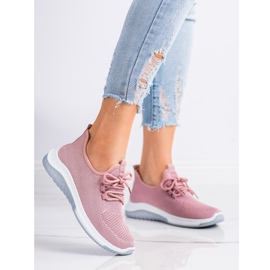 SHELOVET Chaussures de sport décontractées rose 1