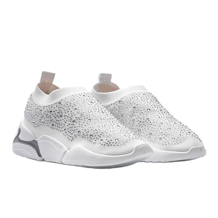 Eva chaussures de sport à enfiler blanches 1